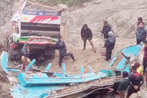 पाल्पाबाट मनकामना आउँदै गरेको बस दुर्घटनामा मृत्यु हुनेको सनाखत,  ५ जनाको मृत्यु