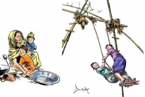 दशैंको अर्को पाटो : हुनेखानेलाई सपिङ्ग र मिठा परिकार, गरिबको पुन्पुरोमा हात !