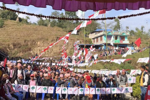 सत्ता गठबन्धनको चुनावी सभास्थल नजिकै बम विस्फोट