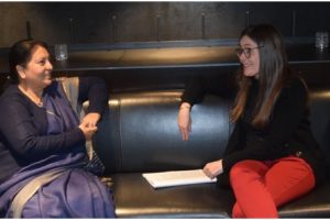 राष्ट्रपति भण्डारीसमक्ष विभिन्न मुलुकका नेत्रीद्वारा शिष्टाचार भेट