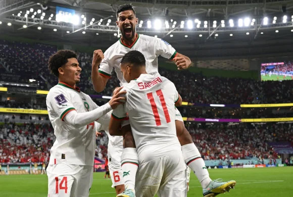 बेल्जियमविरुद्ध दुई गोल गरेको मोरक्को समूहको शीर्ष स्थानमा