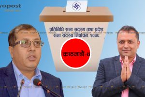 काठमाडौं ४ मा गगन थापाको अग्रता, एमालेका भट्टराई पछ्याउँदै