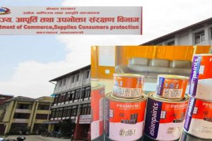 एसियन पेन्ट्सको गोदाममा छापा, म्याद गुज्रेका ८ हजार डिब्बा नियन्त्रणमा