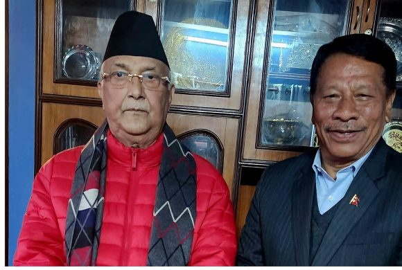 ओलीलाई भेट्न बालकोट पुगे प्रकाशमान सिंह