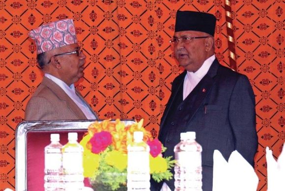 पार्टी विभाजनपछि पहिलोपटक ओली-नेपालबीच संवाद