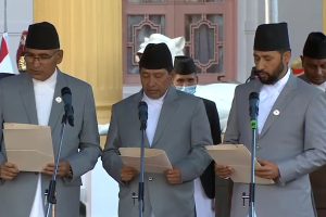 प्रचण्ड नेतृत्वमा आठ सदस्यीय मन्त्रिमण्डल गठन