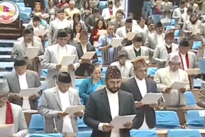 प्रतिनिधिसभाका नवनिर्वाचित सदस्यले लिए पद तथा गोपनीयताको शपथ
