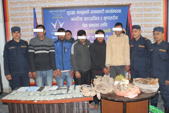 एक लाख ४२ हजार नक्कली नोटसहित पाँच जना पक्राउ