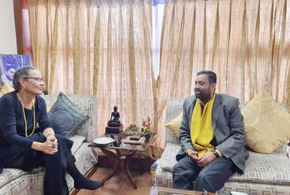 कांग्रेस पूर्व उपसभापति निधि र स्वीस राजदूतबीच भेटघाट