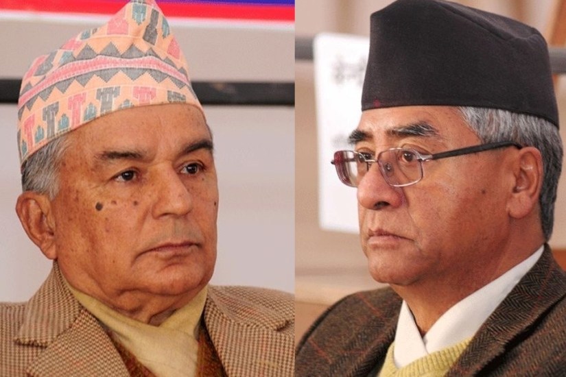 देउवालाई एक्लै भेटेर रामचन्द्रले भने– मलाई संसदीय दलको नेता चुनिन सहयोग गर्नुस्