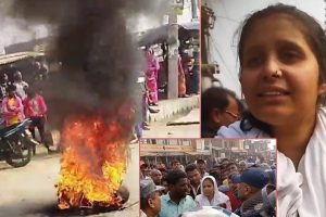 सासू–ससुरालाई पनि पक्राउ गर्न मागसहित नेहा आन्दोलनमा, रामगोपालपुर चोकमा सवारी ठप्प