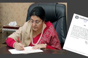 सरकार गठनका लागि दलहरुलाई  राष्ट्रपतिले दिइन् ७ दिनको समय