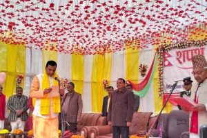 मधेश प्रदेशका मुख्यमन्त्री सरोजकुमार यादवसहित ३ मन्त्रीले लिए शपथ