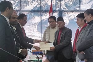 बागमतीको सभामुखमा कांग्रेसका अधिकारीले दर्ता गरे मनोनयन