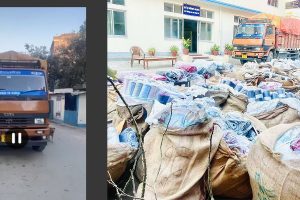 कपडा तस्करमाथि प्रहरीको एक्सन : लाखौँको कपडासहित भारतीय ट्रक बल्खुमा नियन्त्रण