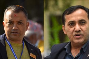 प्रचण्डलाई विश्वासको मत दिने कांग्रेसको निर्णयमा गगन र विश्वप्रकाशको असहमति