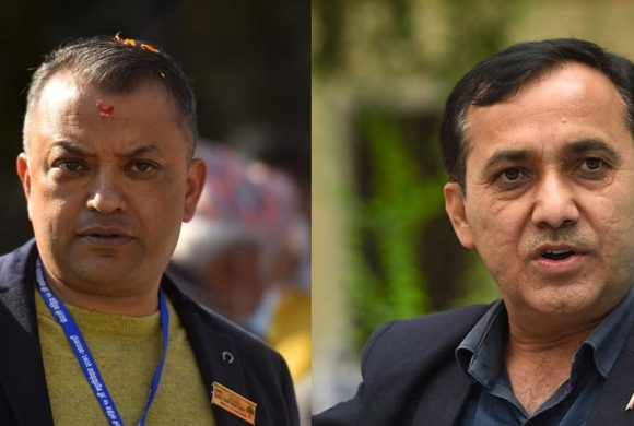 प्रचण्डलाई विश्वासको मत दिने कांग्रेसको निर्णयमा गगन र विश्वप्रकाशको असहमति