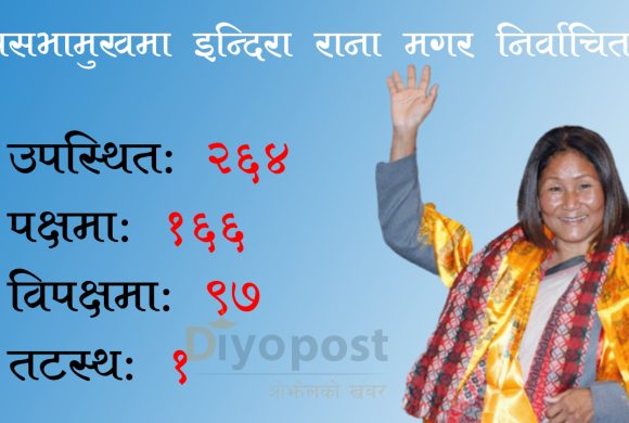 उपसभामुख बनेकी इन्दिरा राना मगर को हुन् ?