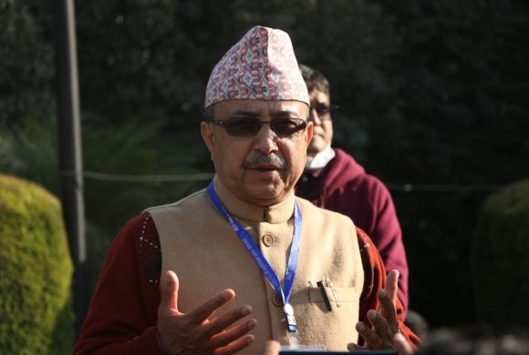 उपप्रधानमन्त्री खड्काद्वारा स्वयम्भूस्थित बारुदखाना निरीक्षण