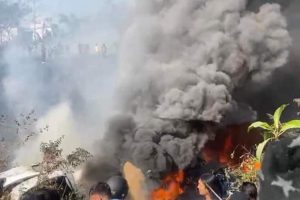 पोखरा विमान दुर्घटना : कम्तीमा ३० जनाको मृत्यु, उद्धारकार्य जारी