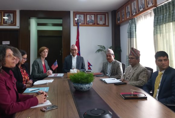 अर्थमन्त्री पौडेल र युएसएआईडीका प्रमुख सामन्था पावरबीच भेट, के विषयमा भयो कुराकानी ?