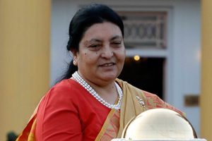 आर्थिक समृद्धिलाई राष्ट्रको मूल लक्ष्य बनाउनुपर्छ: राष्ट्रपति भण्डारी