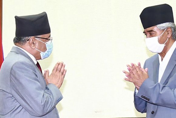 प्रधानमन्त्री र देउवाबीच भेटवार्ता, के भयाे कुराकानी ?