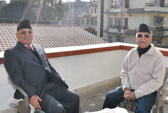 बालकोटमा प्रधानमन्त्री र ओलीबीच भेट, राष्ट्रपति निर्वाचनबारे छलफल