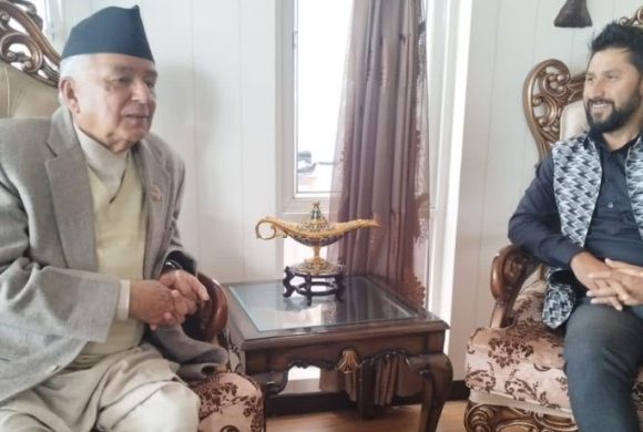 रवि लामिछाने र रामचन्द्र पौडेलबीच भेटवार्ता