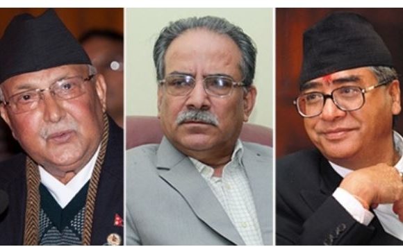 सकसमा ‘प्रचण्ड’ : बालुवाटारबाट ओली बाहिरिए, कांग्रेस नेताहरु भित्रिए