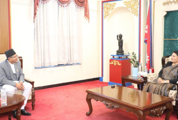 बहराइन जानुअघि राष्ट्रपतिसँग सभामुख घिमिरेको भेट