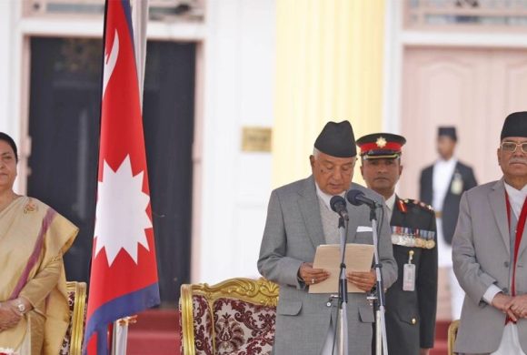 राष्ट्रपति रामचन्द्र पौडेलले लिए शपथ
