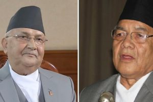 वामदेव निवास पुगेर ओलीले भने– एमाले तपाईले नै निर्माण गरेको पार्टी हो, अब पार्टीमा फर्कनुस्
