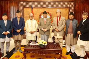 प्रधानमन्त्री प्रचण्डसँग प्रदेश प्रमुखहरूले गरे सामूहिक भेटवार्ता