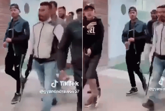 हतियार देखाउदै हिँड्ने चक्रे मिलन समूहका एक पक्राउ