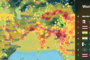 विश्वका वायु प्रदुषण हुने शहरहरुको  सूचीमा काठमाडौं पहिलो नम्बर
