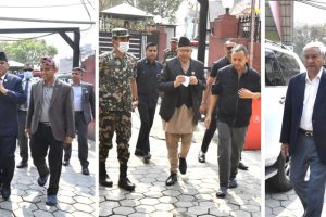 प्रधानमन्त्री , सभामुख र कांग्रेस पुगे ओली निवास