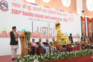 बुद्ध भौतिकवादी र द्वन्द्ववादी दुबै हुनुहुन्थ्योः प्रधामन्त्री प्रचण्ड
