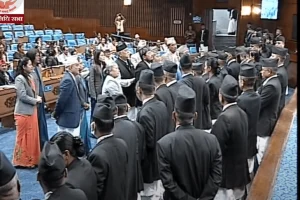 प्रतिनिधिसभा बैठक: राप्रपाको अवरोधपछि १५ मिनेटलाई स्थगित