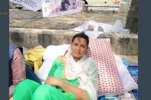 न्याय माग्दै माइतीघरमा बिनु यादव, आमरण अनशन थालेको सातौं दिन पूरा