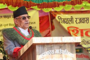 भ्रष्टाचार नियन्त्रण गर्न जनयुद्धमा जस्तै तपाईंहरूको साथको आवश्यक छः प्रधानमन्त्री