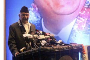 भोकमरी कायमै छ भने विकास र मानवअधिकारका कुरा गरेर हुँदैनः ओली