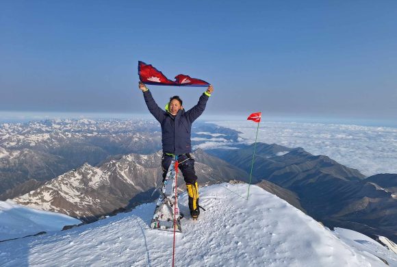 नेपाली युवाद्वारा युरोपको सर्वोच्च शिखर एलब्रसको सफल आरोहण
