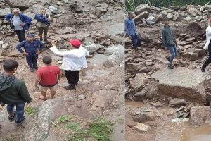 ओखलढुंगाको चम्पादेवीमा पहिरोः राहत तथा पुर्नस्थापनाको तयारीमा गाउँपालिका