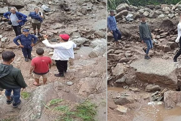 ओखलढुंगाको चम्पादेवीमा पहिरोः राहत तथा पुर्नस्थापनाको तयारीमा गाउँपालिका
