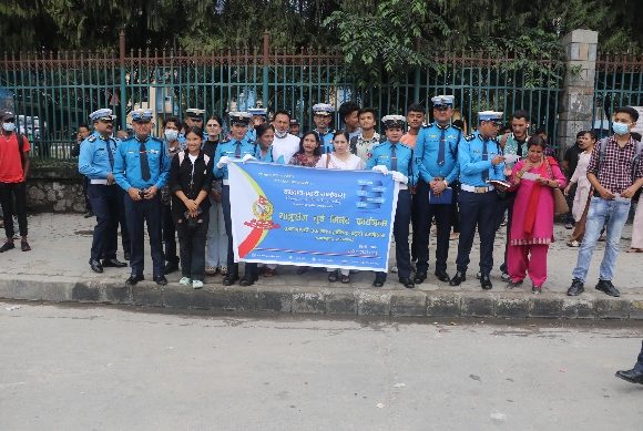 साताव्यापी ‘यात्रुसँग दुई मिनेट’ ट्राफिक चेतनामूलक कार्यक्रम सुरू