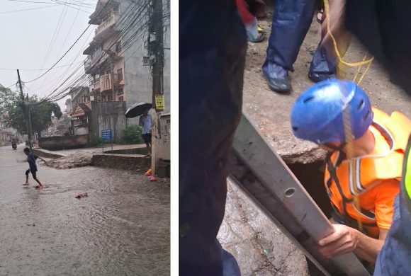 सामाखुसीस्थित बाढीमा बेपत्ता भएका बालक अझै फेला परेनन्