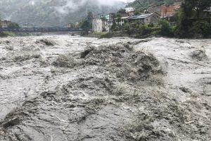 बाढी–पहिरोले म्याग्दीको विद्यालय भवनमा क्षति