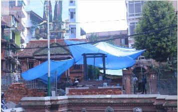 अवशेषको आधारमा पुनःनिर्माण हुँदै ऐतिहासिक नरनारायण मन्दिर
