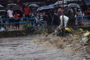 अबिरल वर्षाका कारण काठमाडौँका विभिन्न क्षेत्र जलमग्न